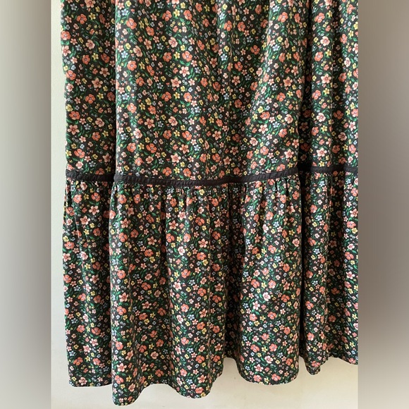 Old Navy peasant boho floral maxi dress cottagecore prairie - Picture 3 of 9